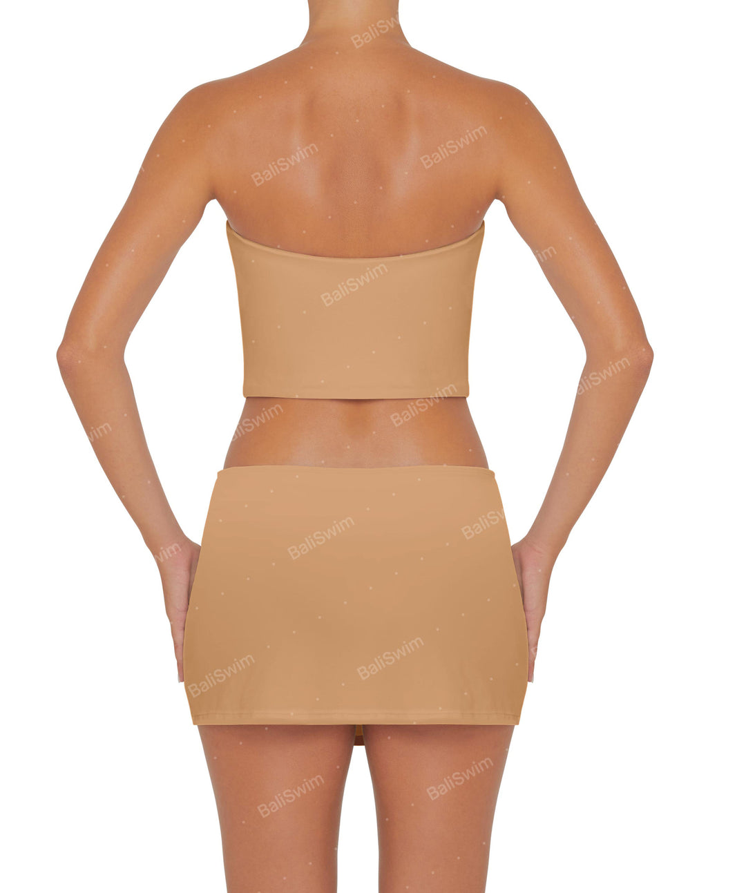 BSWS-T82 Bandeau Tankini Top