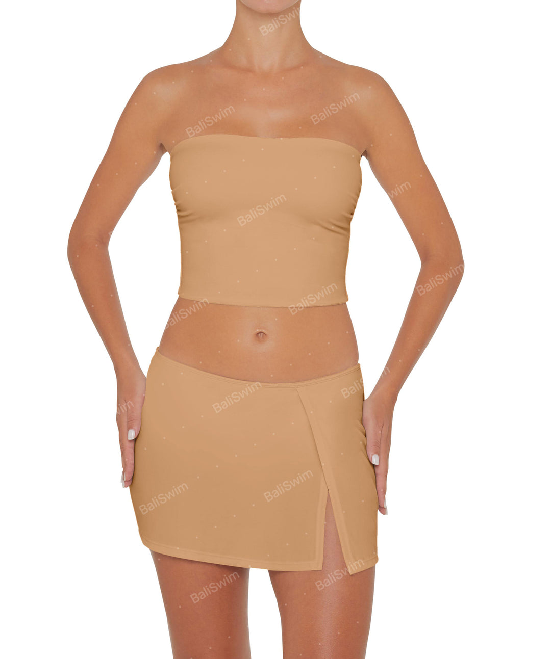 BSWS-T82 Bandeau Tankini Top