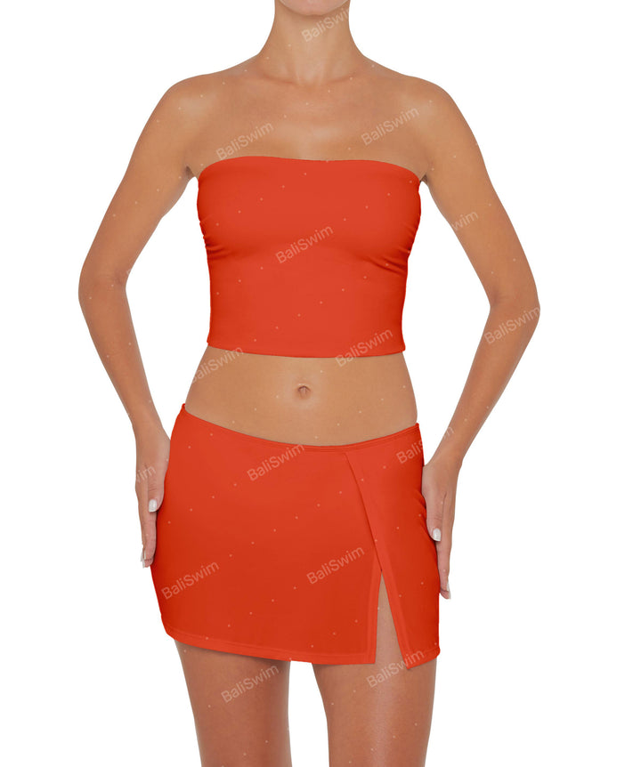 BSWS-T82 Bandeau Tankini Top