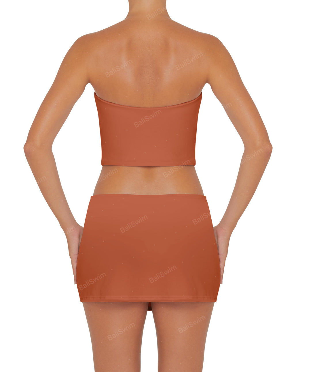 BSWS-T82 Bandeau Tankini Top