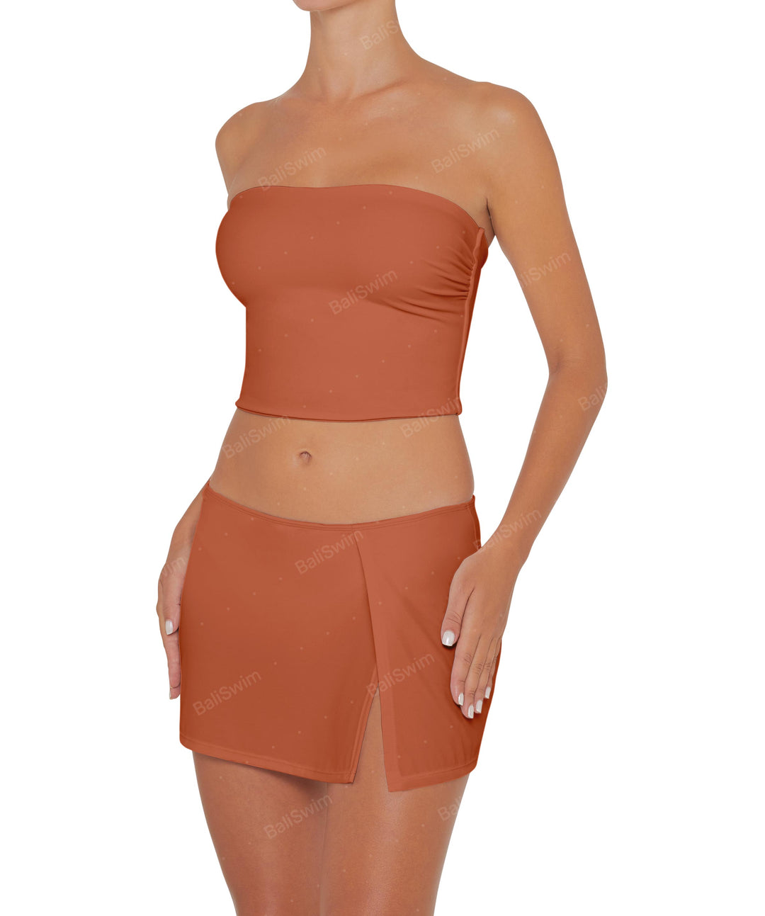 BSWS-T82 Bandeau Tankini Top