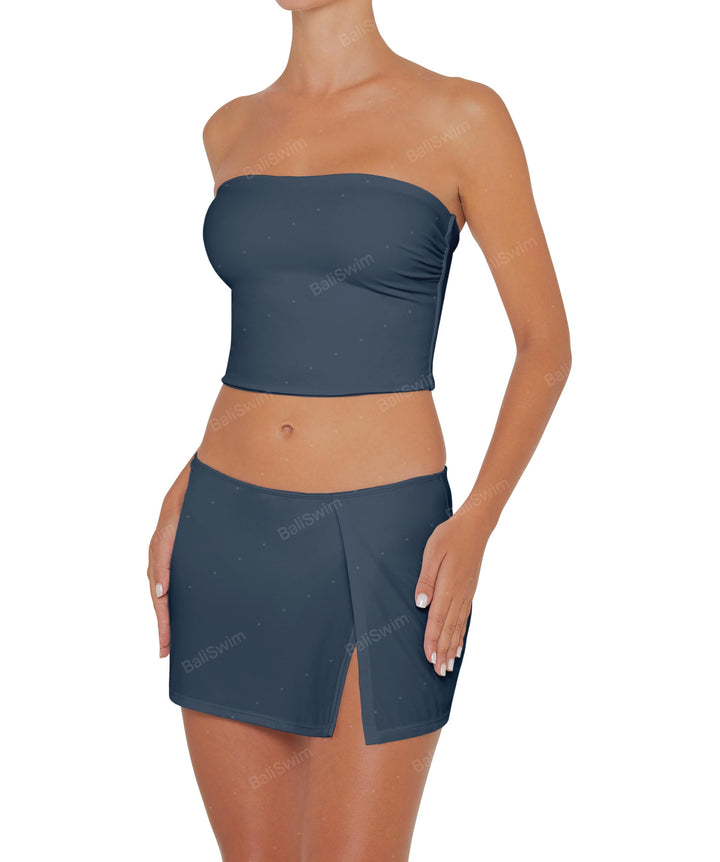 BSWS-T82 Bandeau Tankini Top