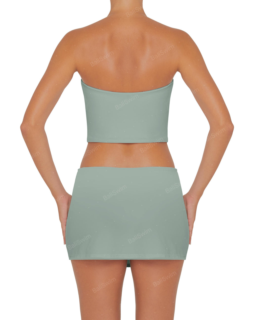 BSWS-T82 Bandeau Tankini Top