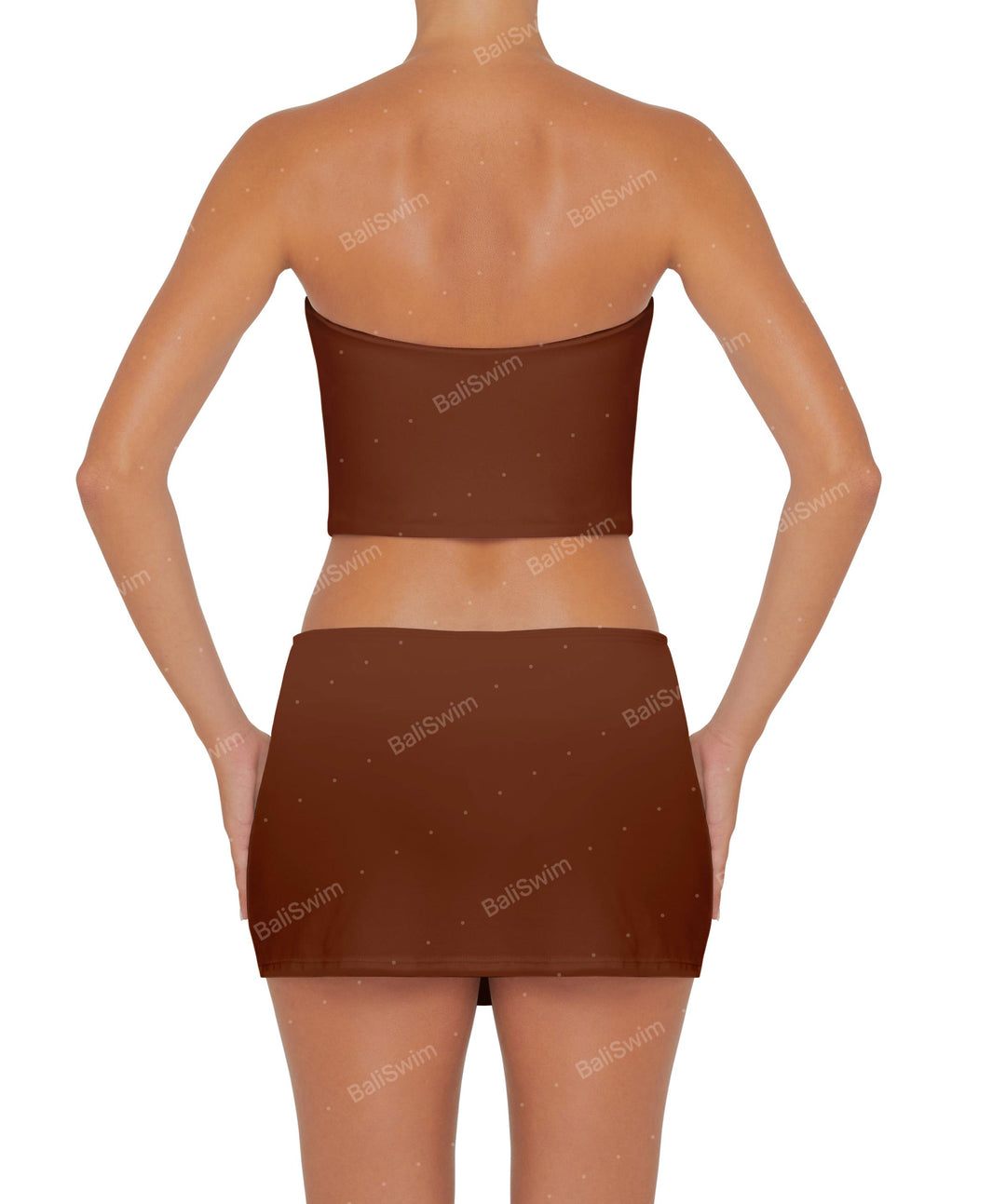 BSWS-T82 Bandeau Tankini Top