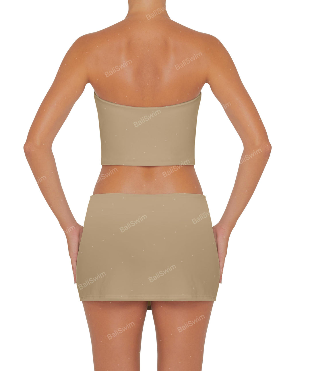 BSWS-T82 Bandeau Tankini Top