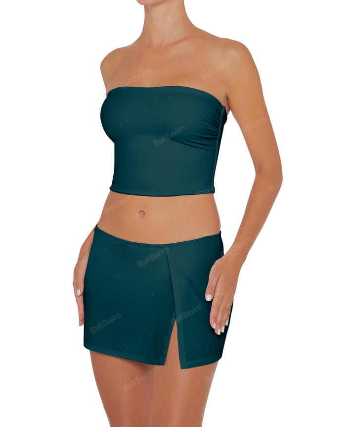 BSWS-T82 Bandeau Tankini Top