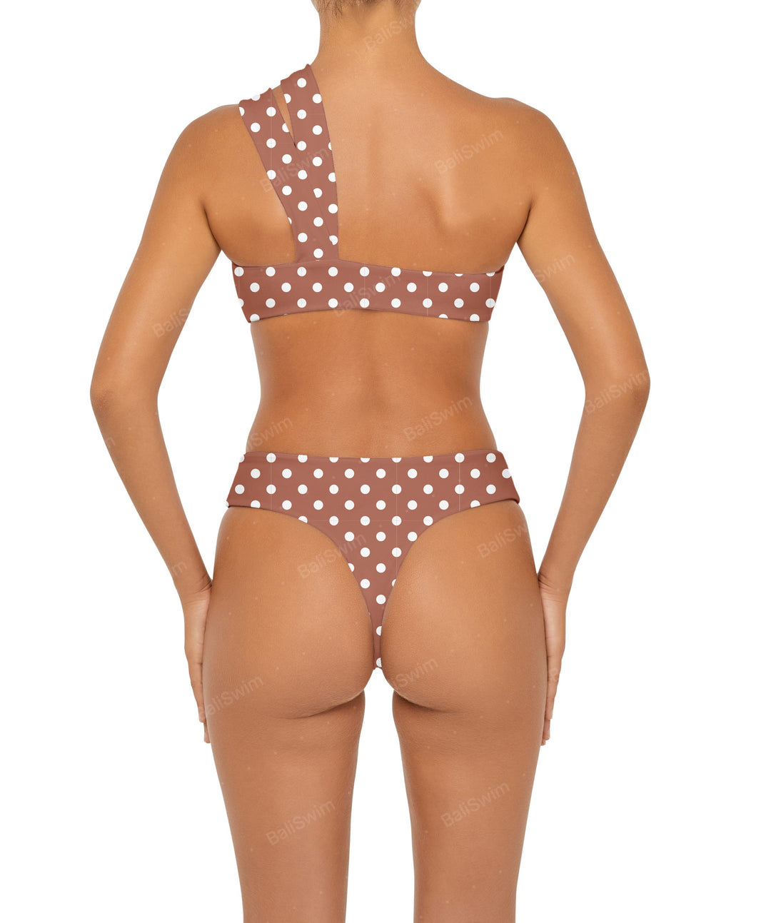 BSWS-T83 Asymmetric Bandeau Bikini Top