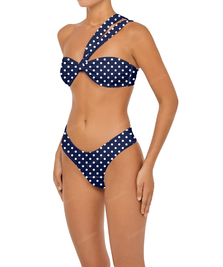 BSWS-T83 Asymmetric Bandeau Bikini Top