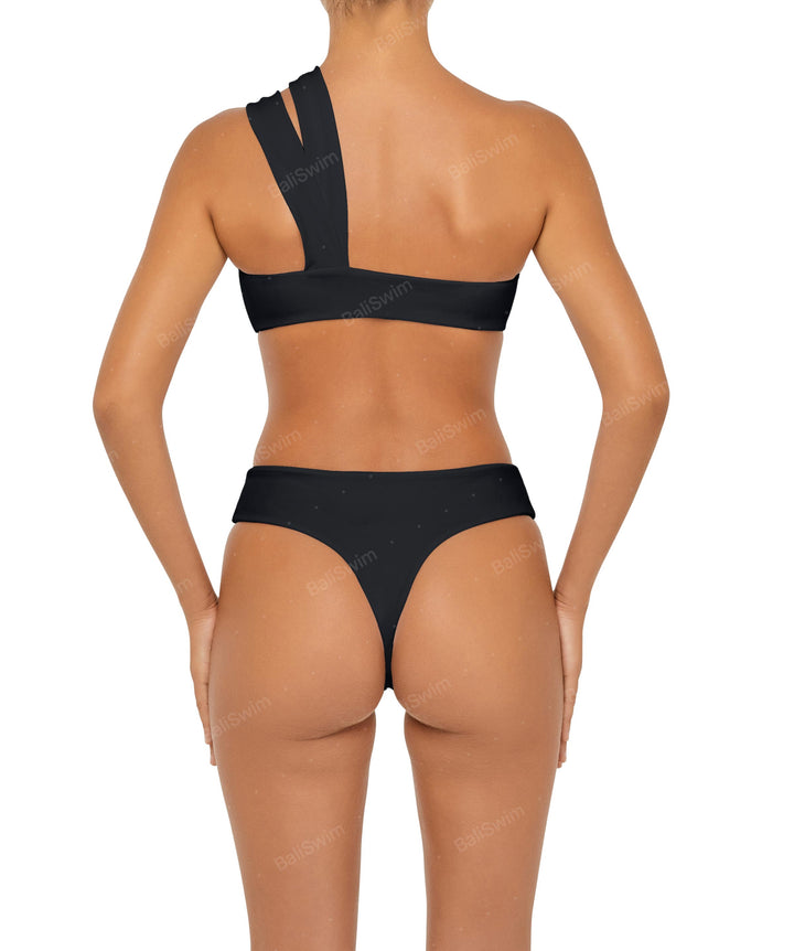 BSWS-T83 Asymmetric Bandeau Bikini Top