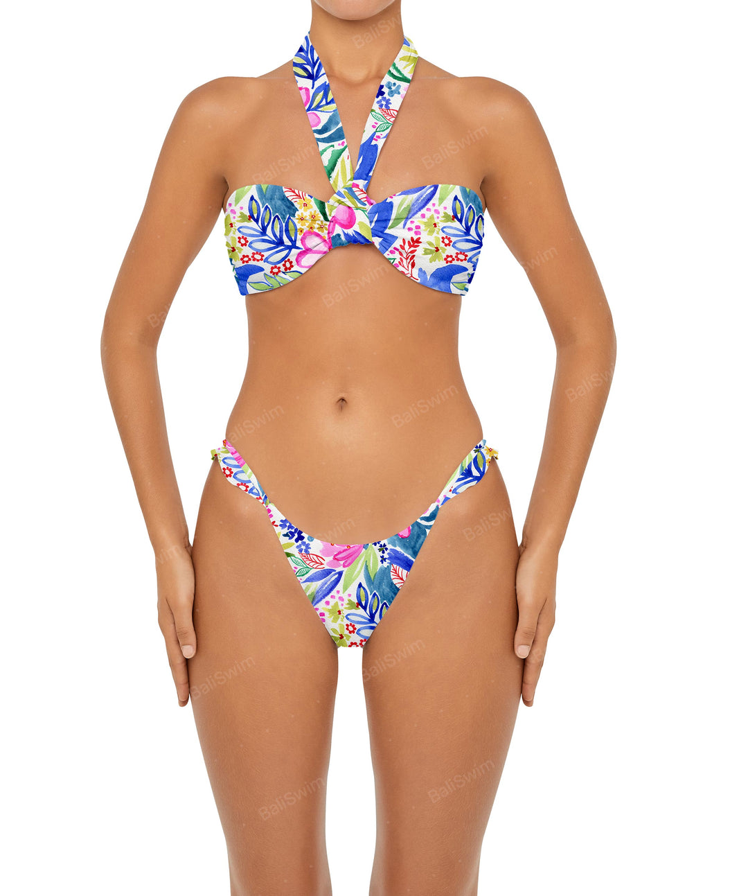 BSWS-T86 Removable Halter Bandeau Bikini Top