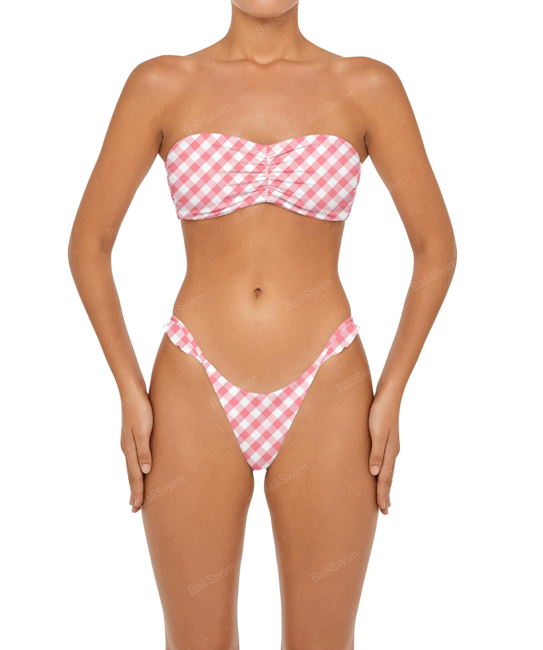 BSWS-T86 Removable Halter Bandeau Bikini Top