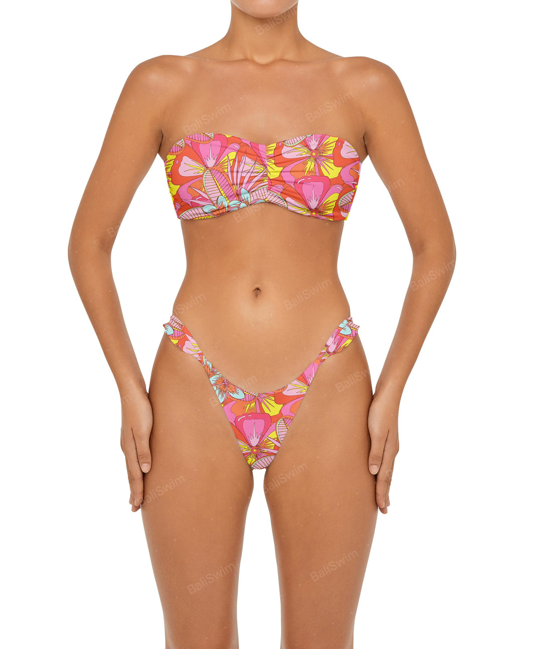 BSWS-T86 Removable Halter Bandeau Bikini Top
