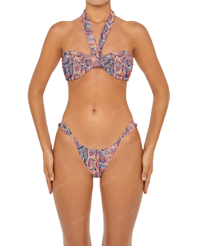 BSWS-T86 Removable Halter Bandeau Bikini Top