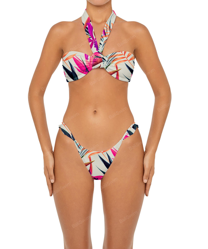 BSWS-T86 Removable Halter Bandeau Bikini Top