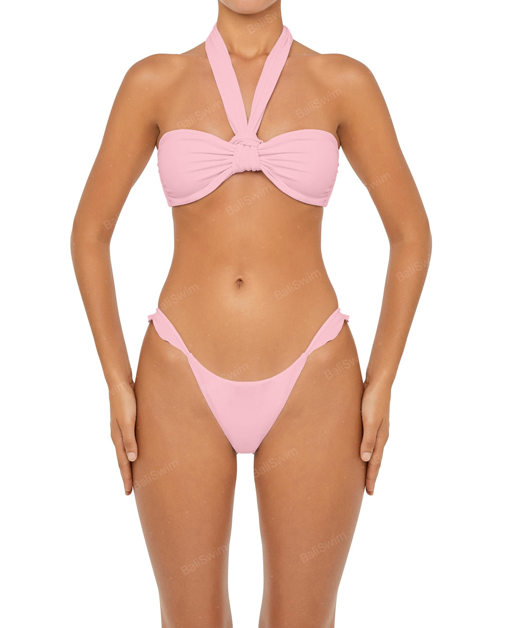 BSWS-T86 Removable Halter Bandeau Bikini Top