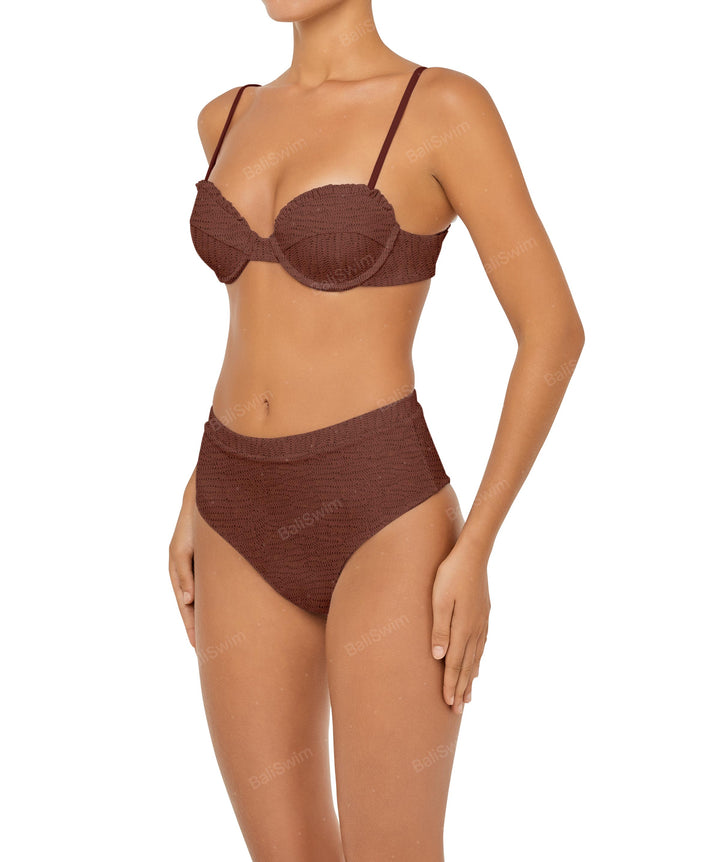 BSWS-T88 Ruffles Underwire Bikini Top