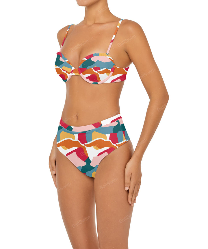 BSWS-B88 High Rise Bikini Bottom