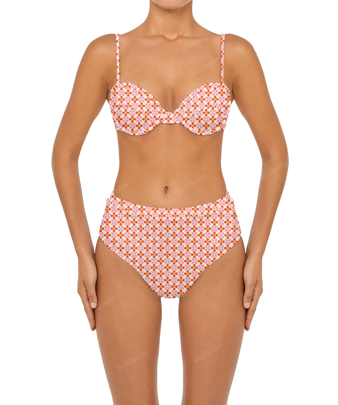 BSWS-B88 High Rise Bikini Bottom
