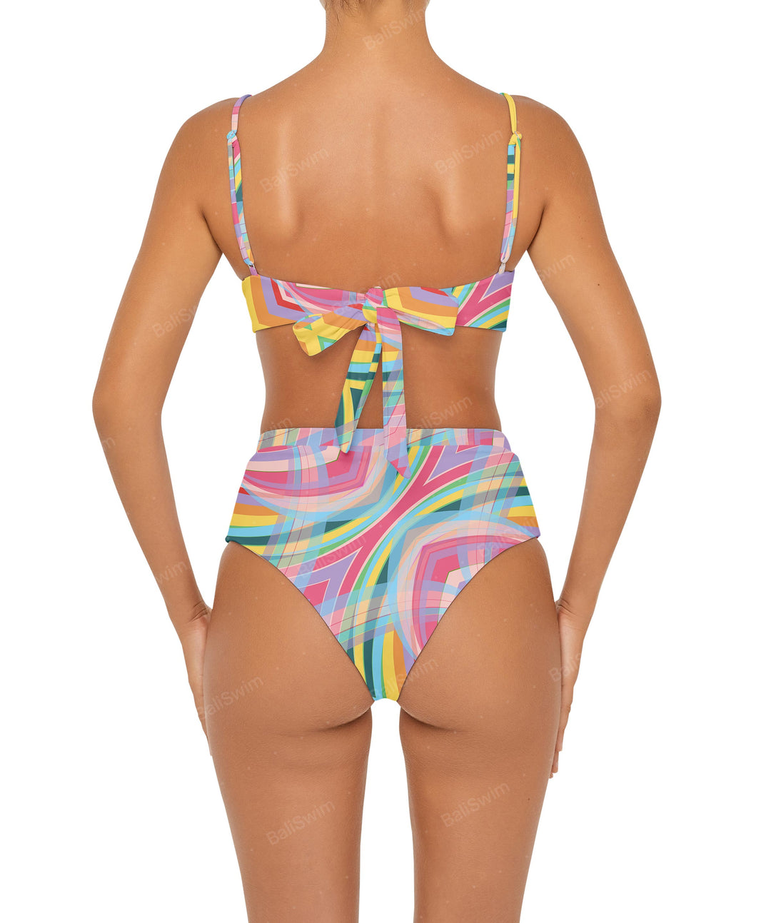 BSWS-B88 High Rise Bikini Bottom