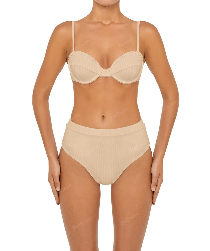 BSWS-T88 Ruffles Underwire Bikini Top