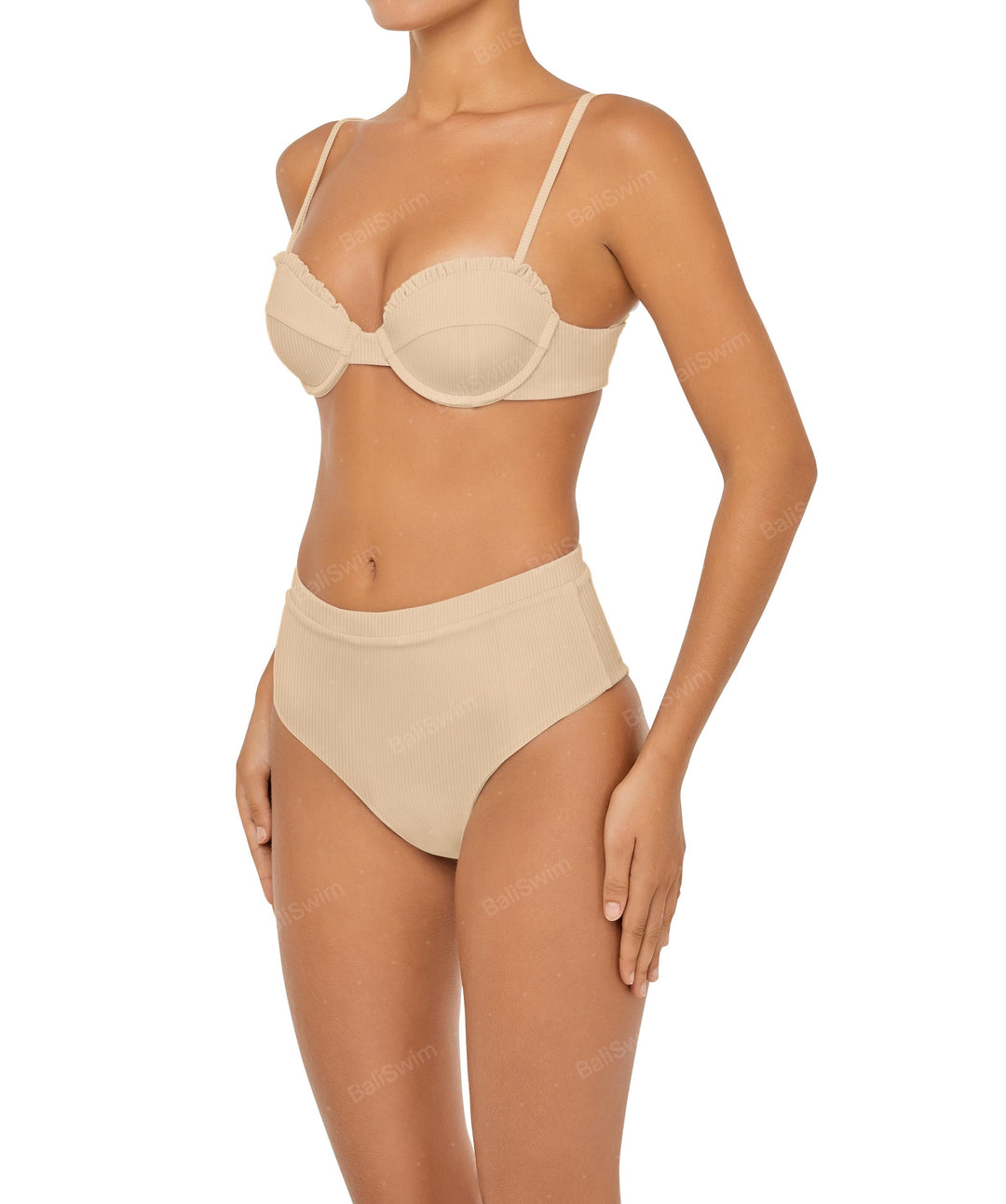 BSWS-T88 Ruffles Underwire Bikini Top