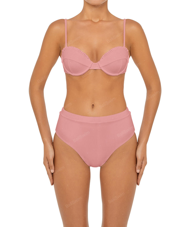 BSWS-T88 Ruffles Underwire Bikini Top