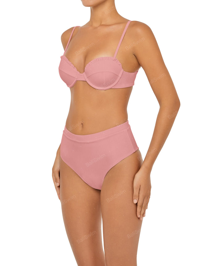 BSWS-T88 Ruffles Underwire Bikini Top