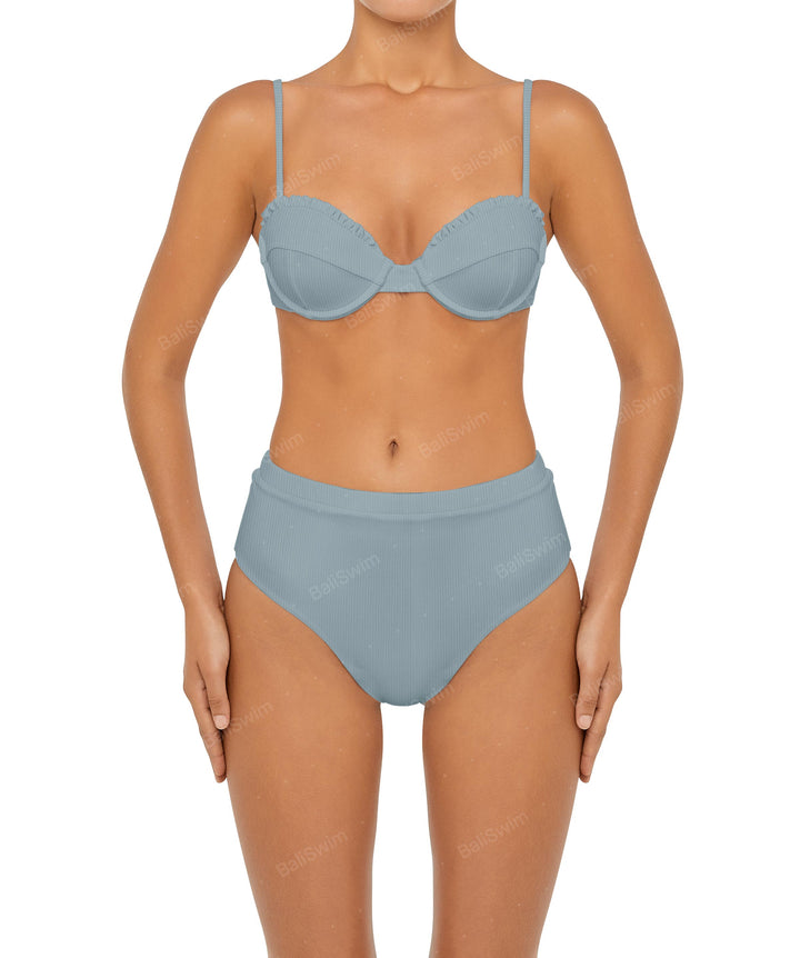 BSWS-T88 Ruffles Underwire Bikini Top