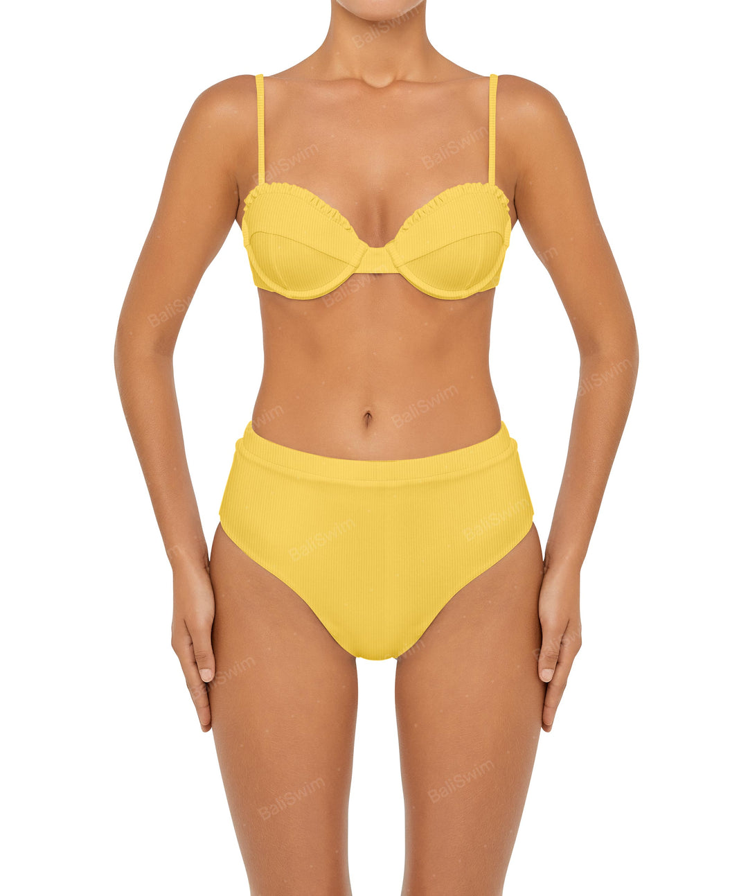 BSWS-B88 High Rise Bikini Bottom