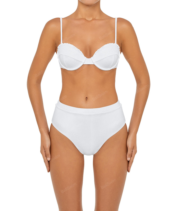 BSWS-T88 Ruffles Underwire Bikini Top