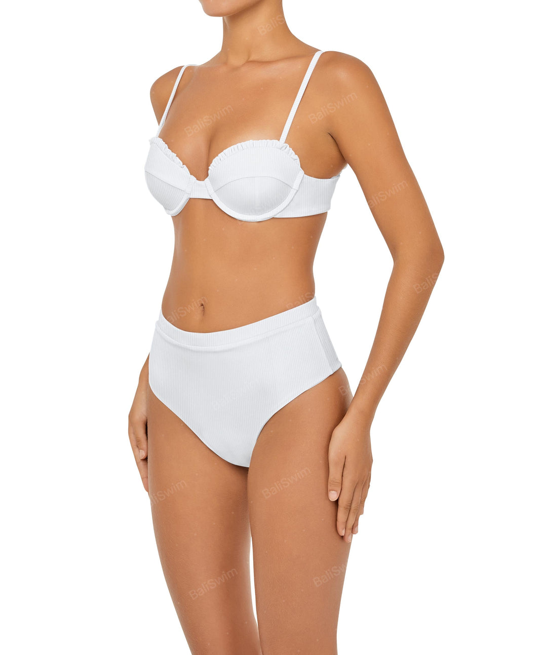 BSWS-T88 Ruffles Underwire Bikini Top