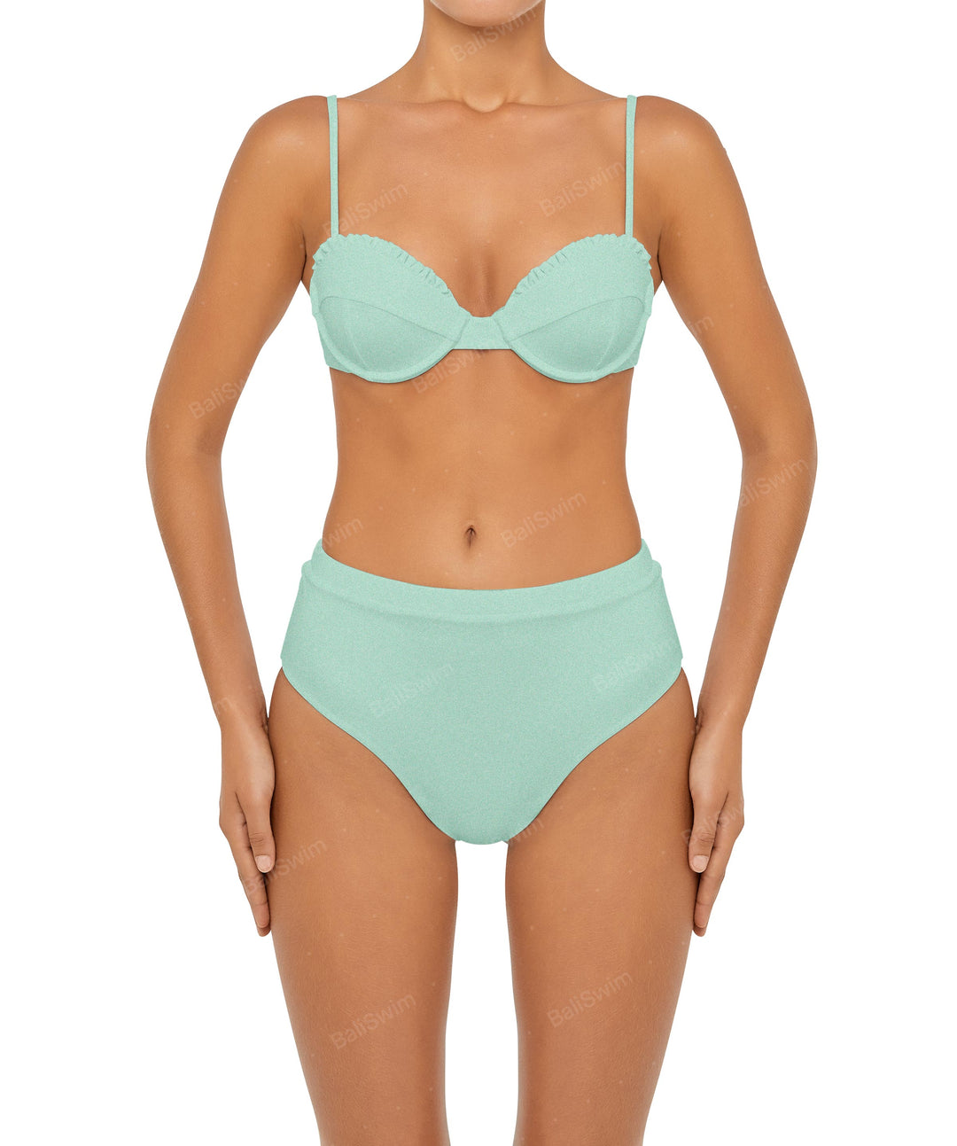 BSWS-B88 High Rise Bikini Bottom