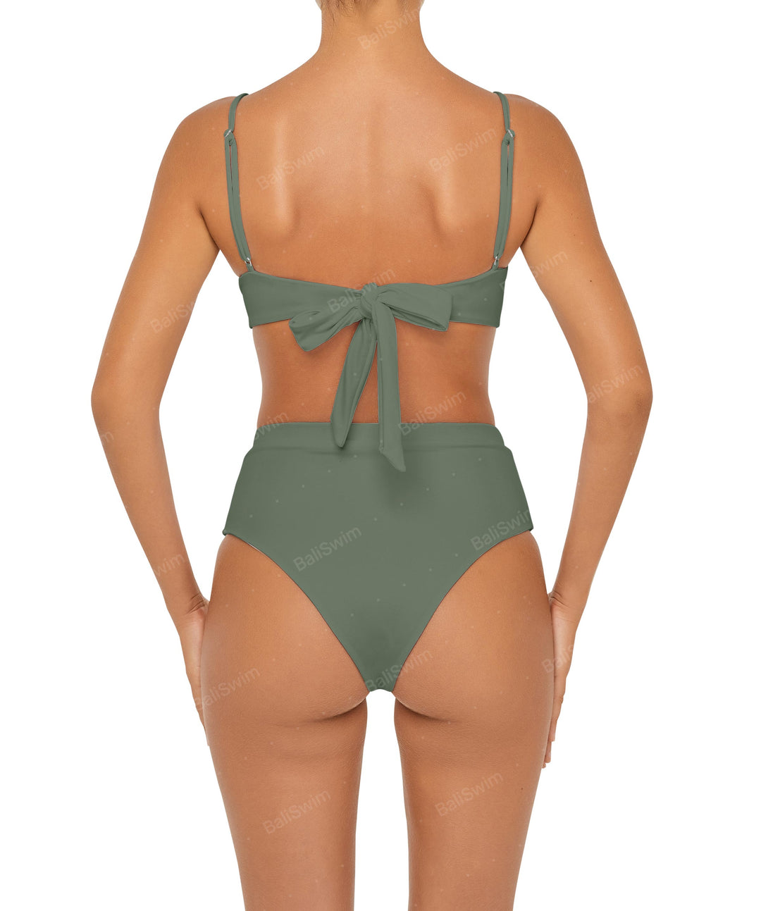 BSWS-B88 High Rise Bikini Bottom