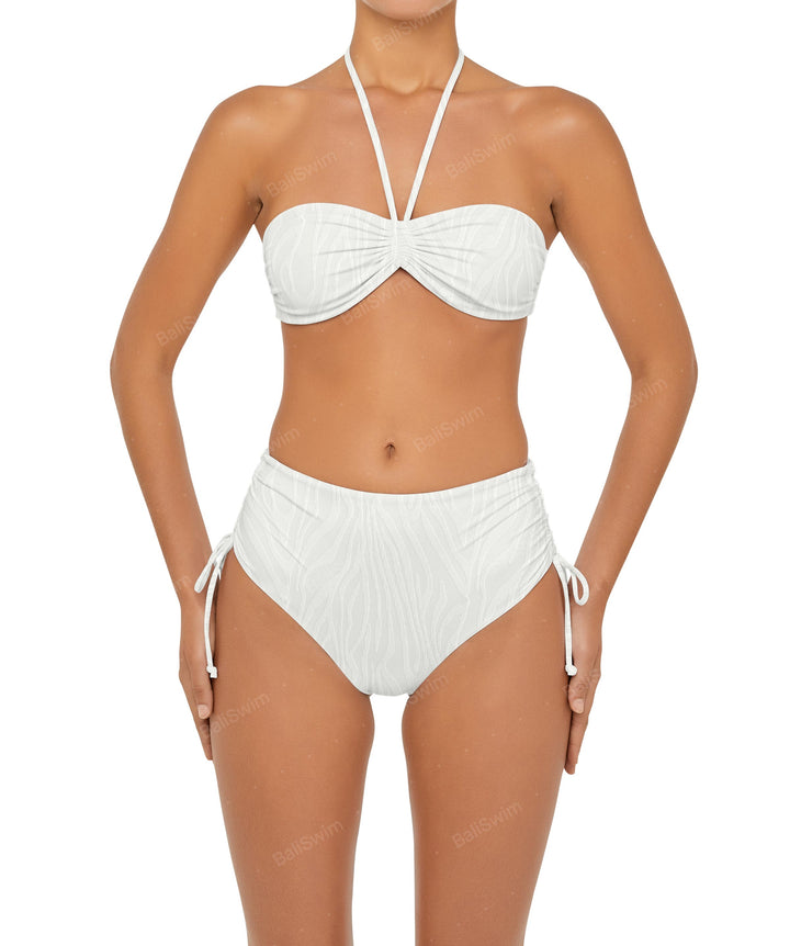 BSWS-T89 Bandeau Halter Neck Bikini Top