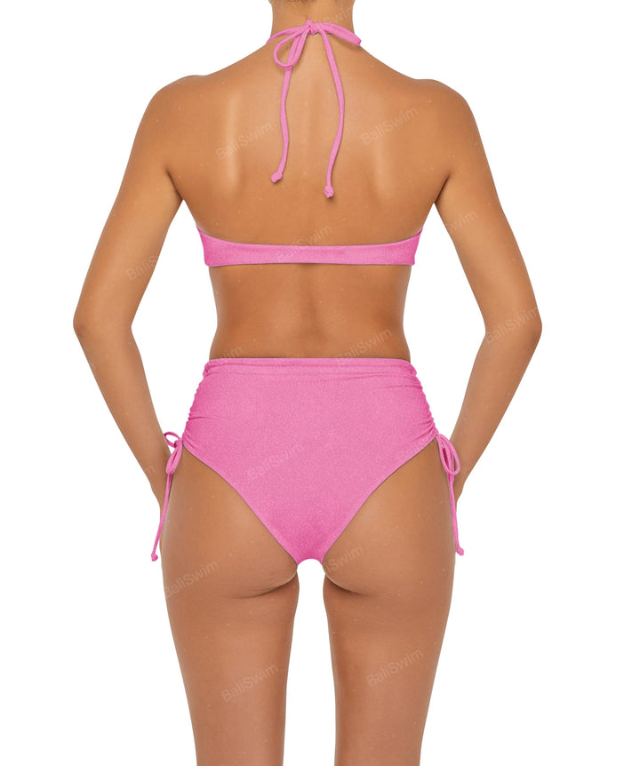 BSWS-T89 Bandeau Halter Neck Bikini Top