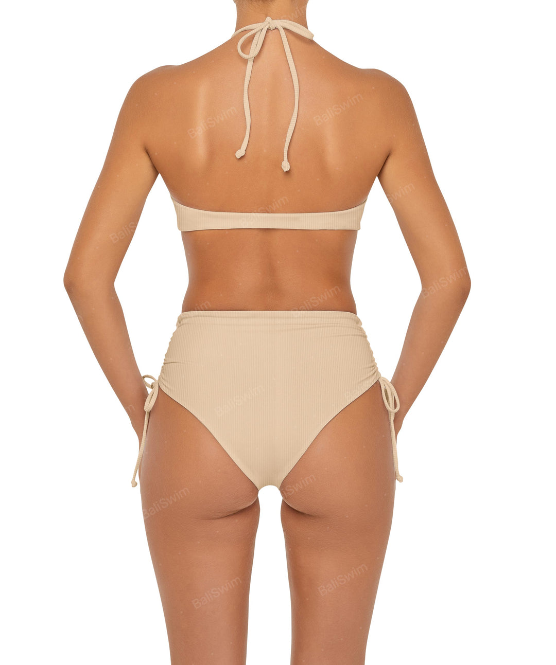 BSWS-T89 Bandeau Halter Neck Bikini Top