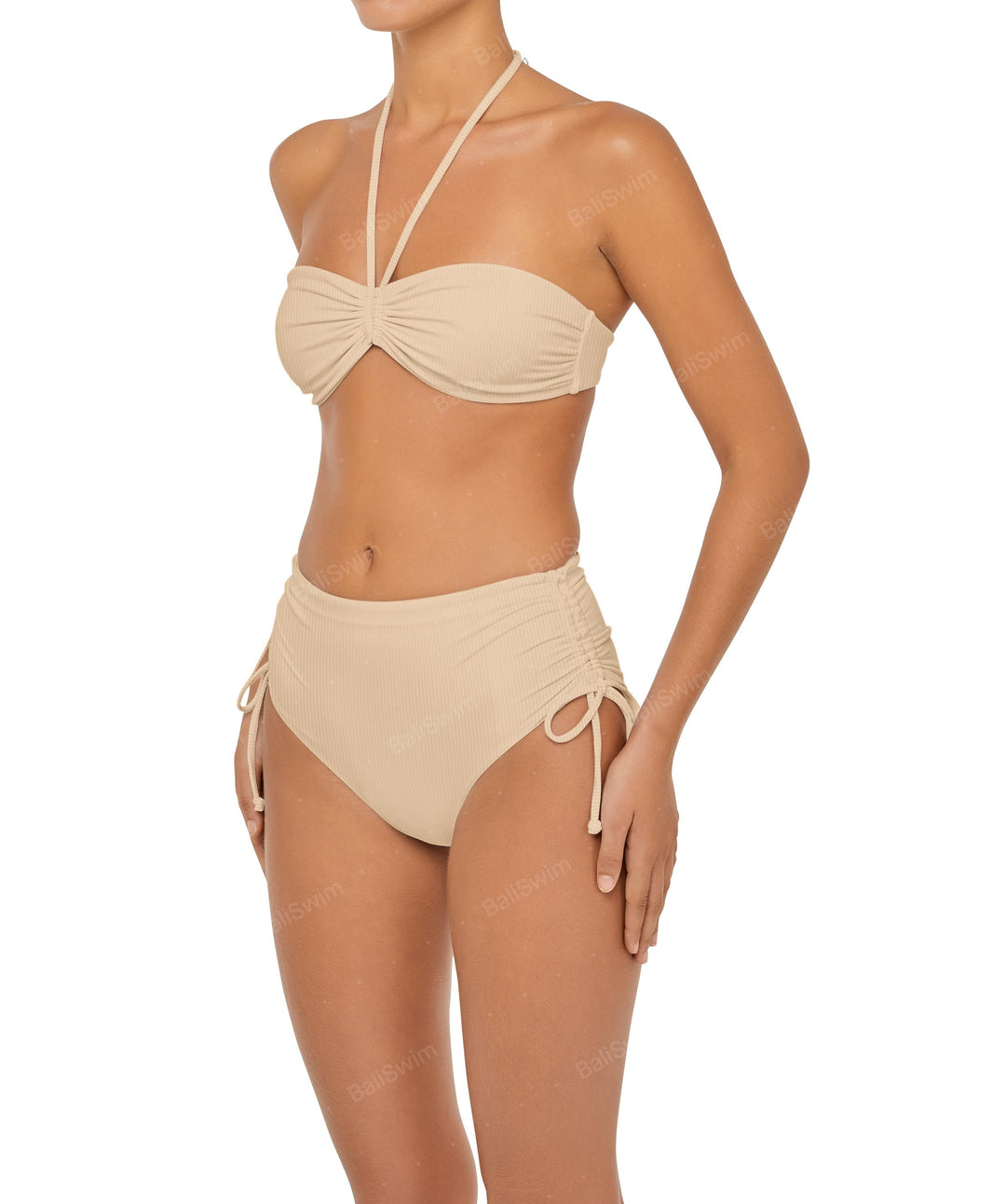 BSWS-T89 Bandeau Halter Neck Bikini Top