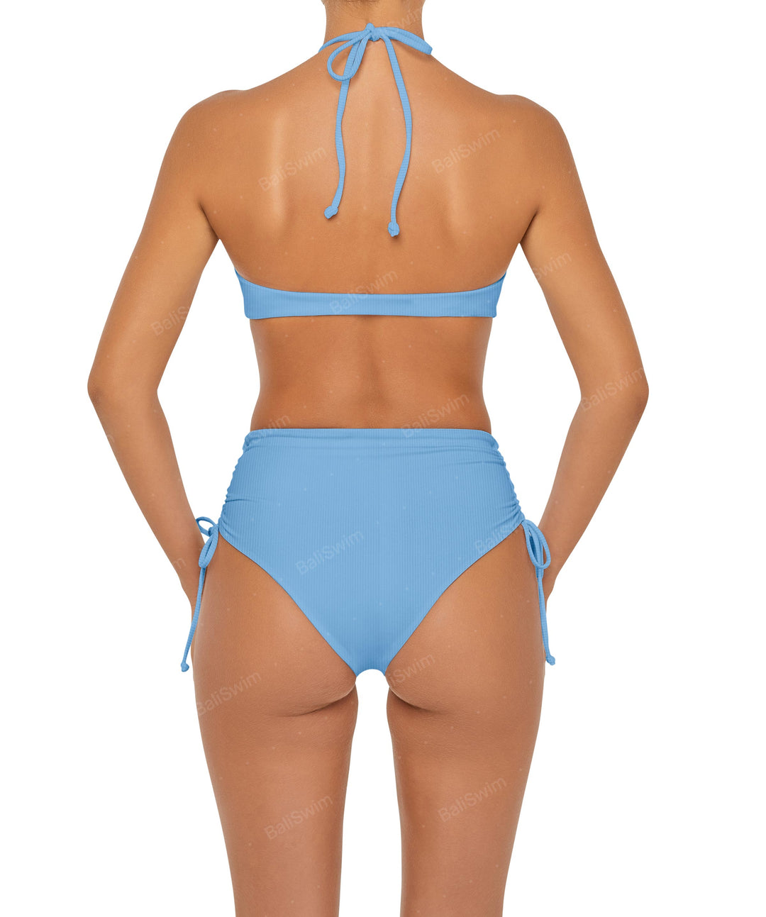 BSWS-T89 Bandeau Halter Neck Bikini Top