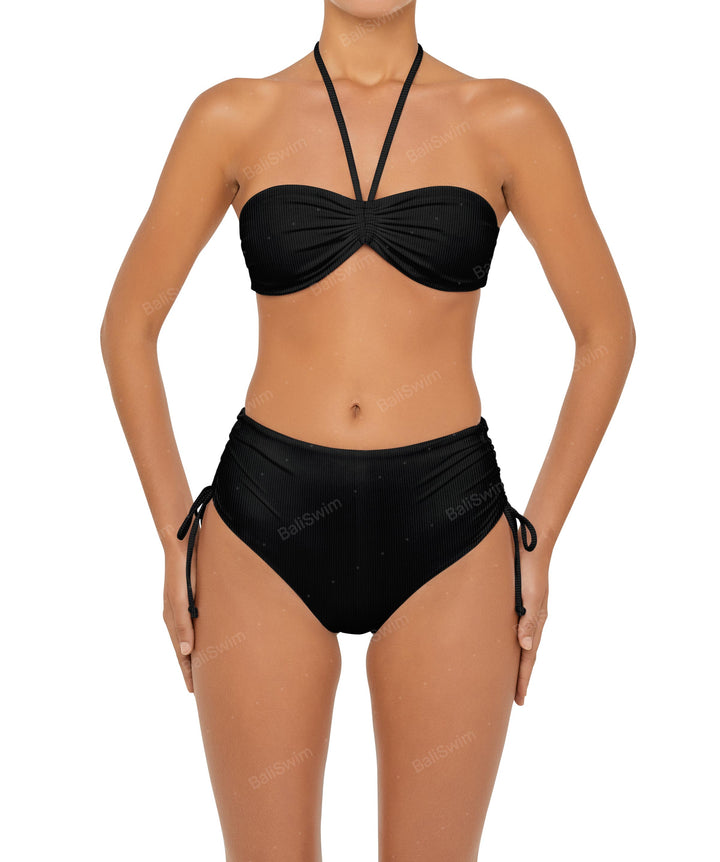 BSWS-T89 Bandeau Halter Neck Bikini Top