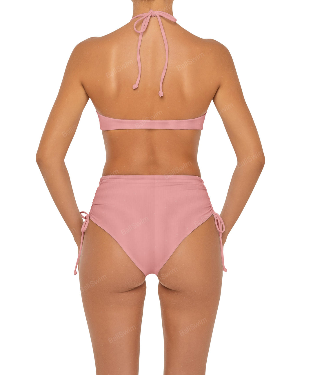 BSWS-T89 Bandeau Halter Neck Bikini Top
