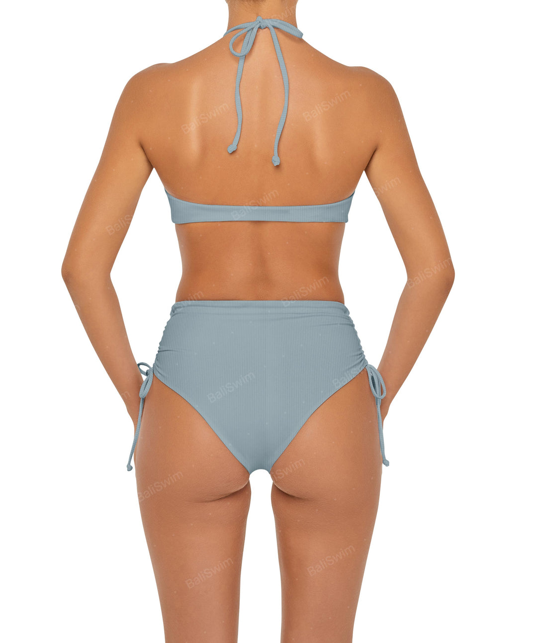 BSWS-T89 Bandeau Halter Neck Bikini Top