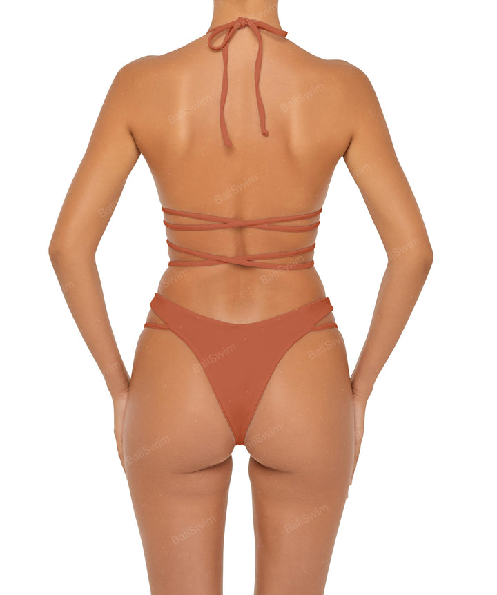 BSWS-B91 V-Waist Straps Bikini Bottom