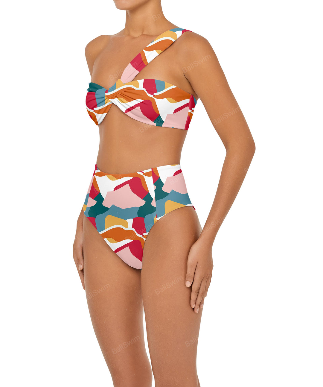 BSWS-B92 High Rise Panel Bikini Bottom