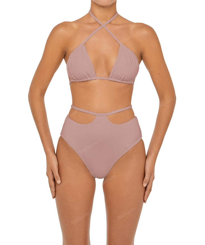 BSWS-B93 High Rise Waist Strap Bikini Bottom