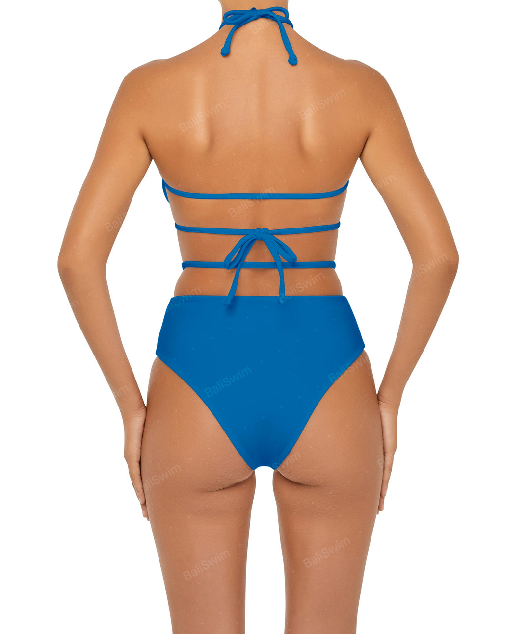 BSWS-B93 High Rise Waist Strap Bikini Bottom