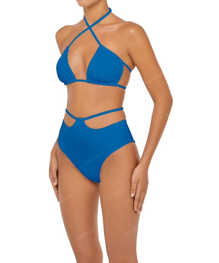 BSWS-B93 High Rise Waist Strap Bikini Bottom