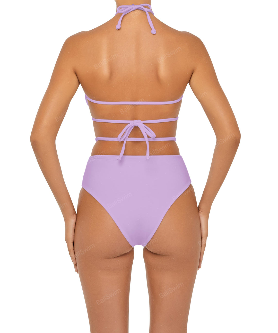 BSWS-B93 High Rise Waist Strap Bikini Bottom