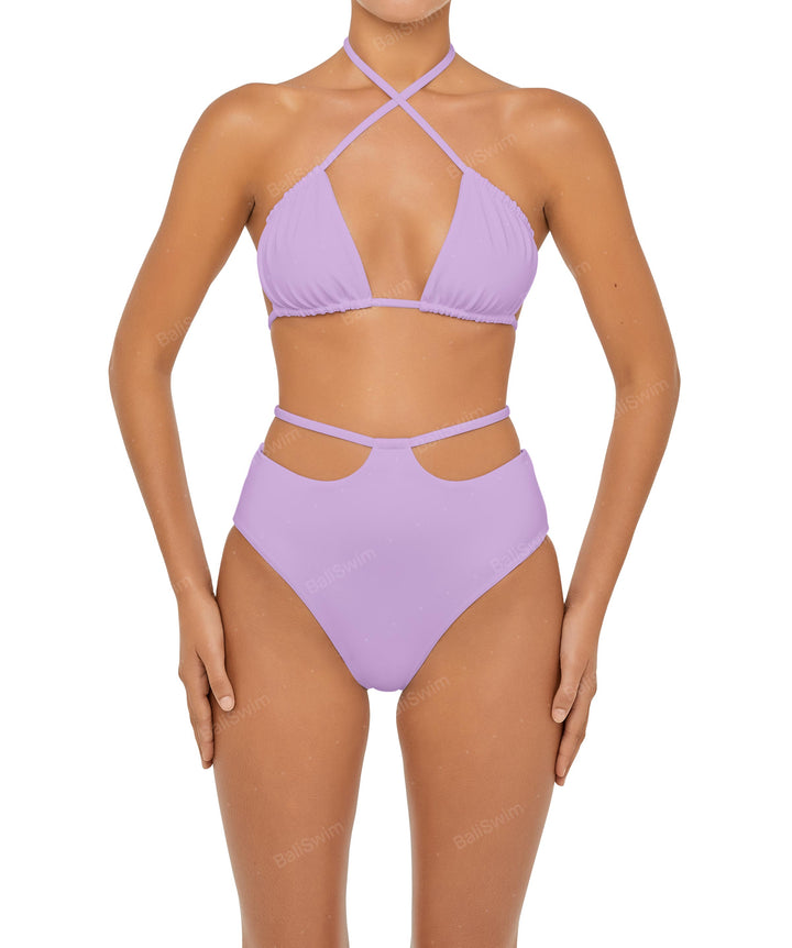 BSWS-B93 High Rise Waist Strap Bikini Bottom