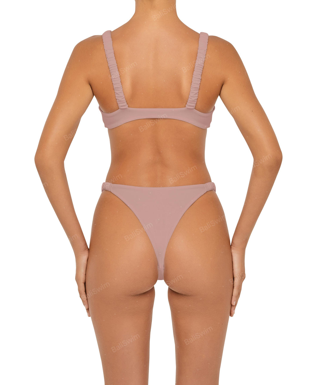 BSWS-T94 Gathered Strap Camisole Bikini Top