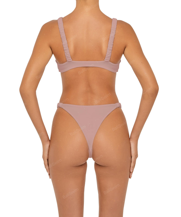 BSWS-T94 Gathered Strap Camisole Bikini Top